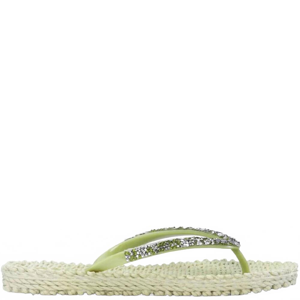 NEW ILSE JACOBSEN women's cheerful flip flops in moss